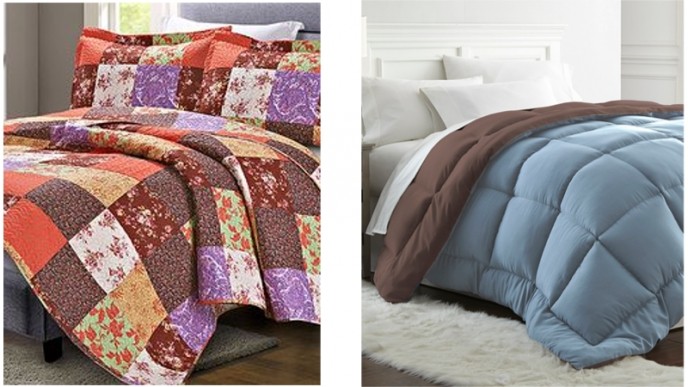 Quilt Sets & Alternative Down Comforters $19 @ Zulily