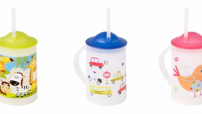 Fun Character Spill Proof Straw Cups $2 (Reg. $8) @ Bon-Ton