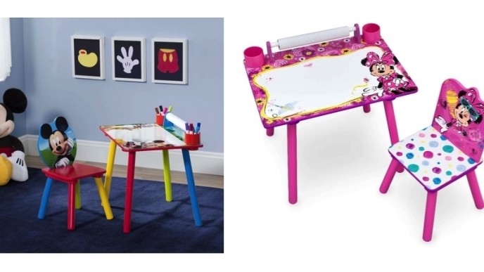 Mickey or Minnie Mouse Art Desks with Paper Roll $19 @ Toys R Us