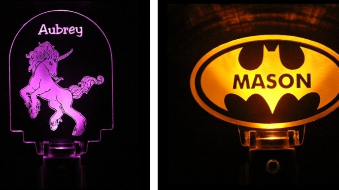 Personalized Name Night Lights $19 @ Etsy