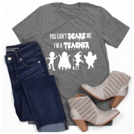 Funny Teacher Halloween T-Shirts $15 Shipped