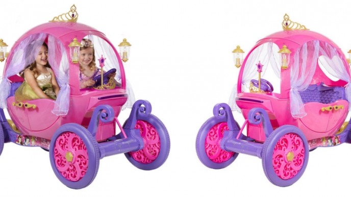 24v princess carriage ride on