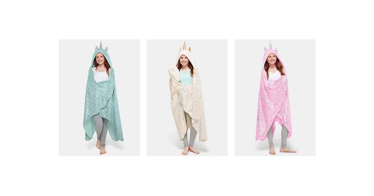 Unicorn Cozy Blankets $25 @ Justice