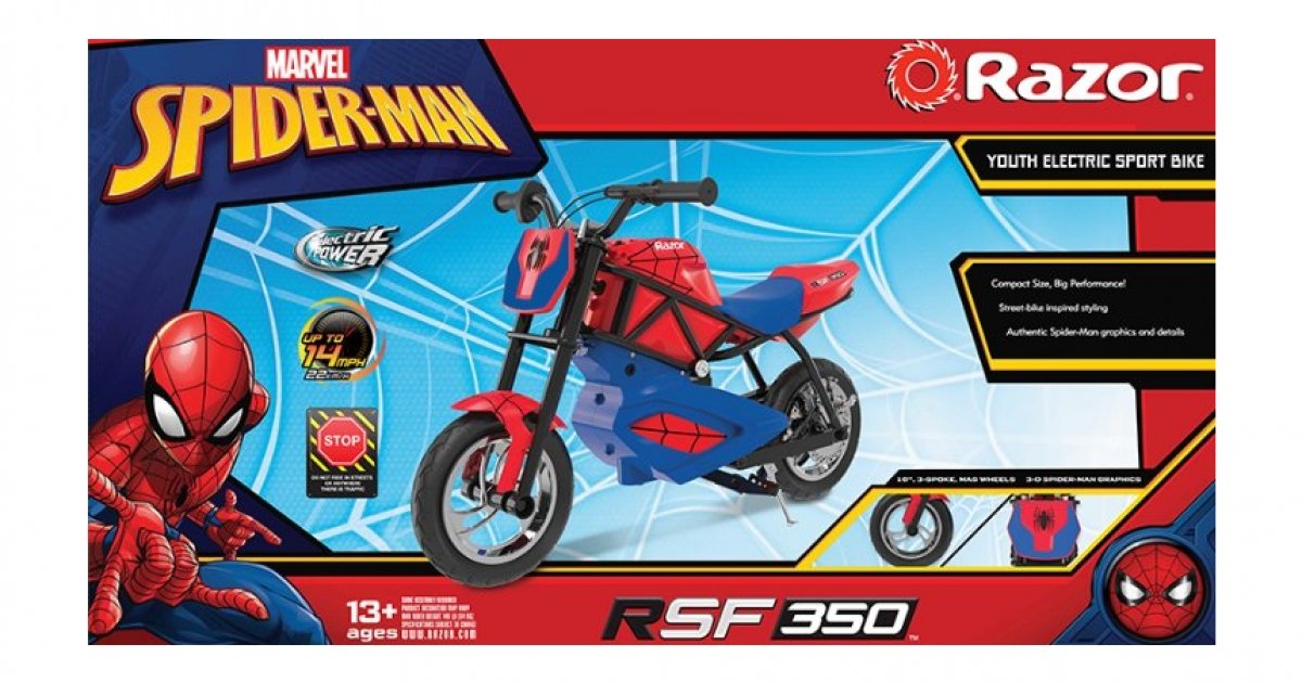 walmart spiderman dirt bike