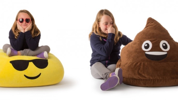 Emoji Poo Bean Bag Chair $20 (Plus Other Prints Too) @ Walmart