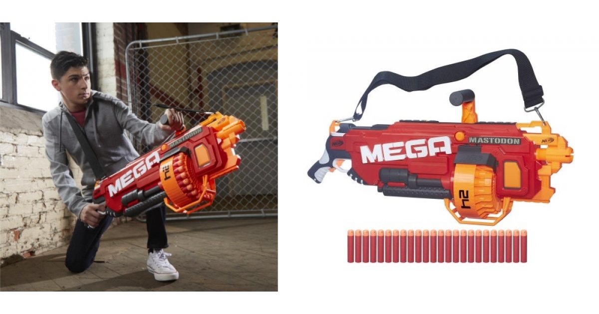 nerf mega mastodon target