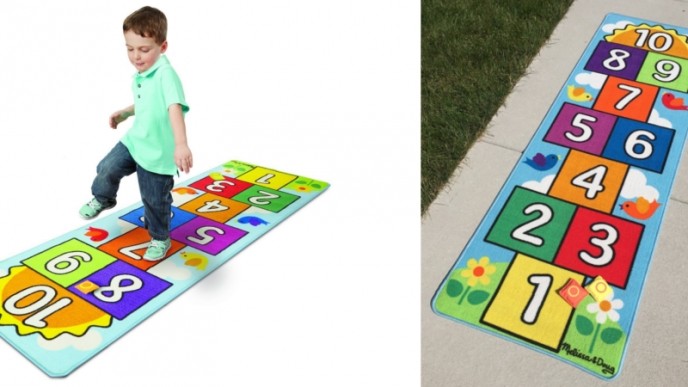 Melissa & Doug Hopscotch Game Rug Set Only $22 @ Walmart