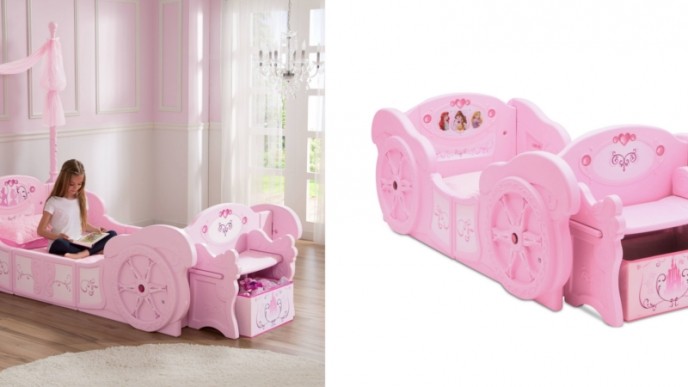 Glitch! Disney Princess Carriage Toddler-to-Twin Bed Only $93 @ Target
