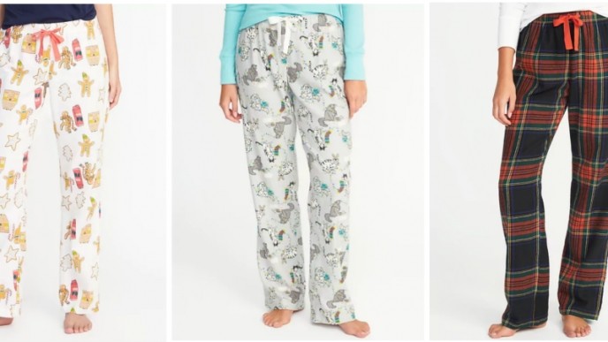 Women's Pajama Pants Only $5 (Reg. $17) @ Old Navy