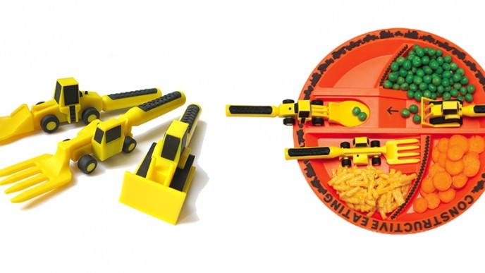 Constructive Eating Set (Plate & Utensils) from $17.49 @ eBay