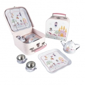 Fairy Unicorn 7pc Tin Tea Set $22 @ Amazon