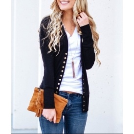 Women's Snap Button Cardigans $15 @ Zulily