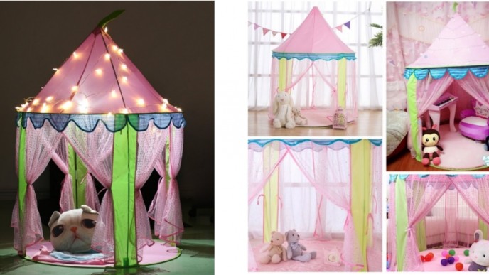 Light Up Princess Castle Play Tent Only $18 (Reg. $60) + Free Shipping @ Amazon