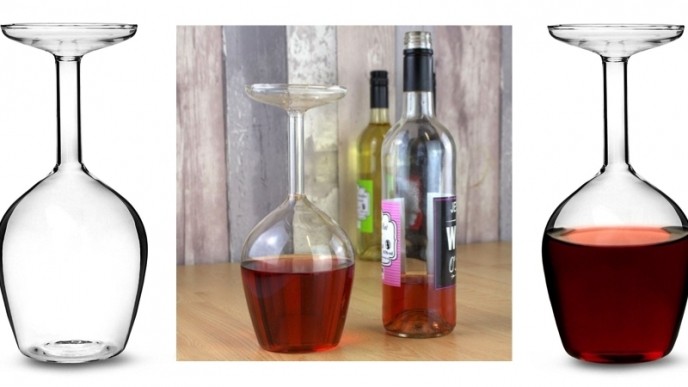 Upside Down Wine Glasses $13 Shipped @ eBay