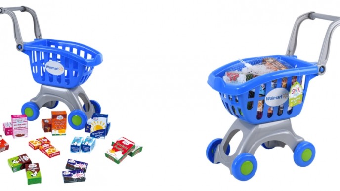 19 Piece Walmart Shopping Cart & Food Set Only $8 @ Walmart