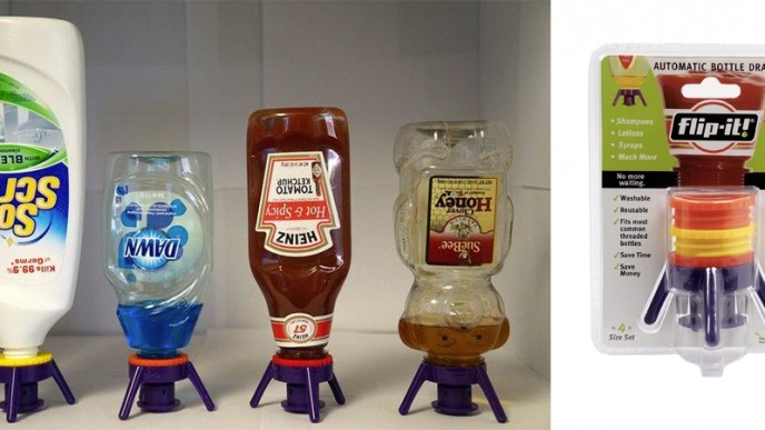 Flip-It Automatic Bottle Draining Caps $8 @ eBay