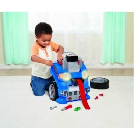 Take Apart Car Engine & Race Track Set $20