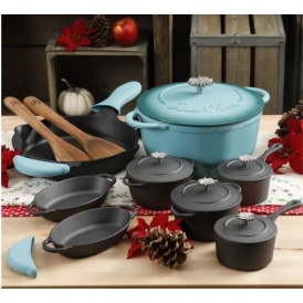 The Pioneer Woman Cast Iron Set $80
