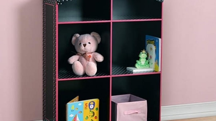 Just Home Dollhouse Bookcase + Free Baskets Just $40 w/ Code @ Big Lots