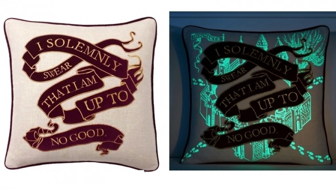 Harry Potter Marauder's Map Pillow Cover $49.50 @ Pottery Barn Teen