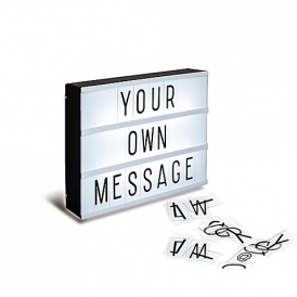 Message Light Box $5 @ Bed Bath & Beyond