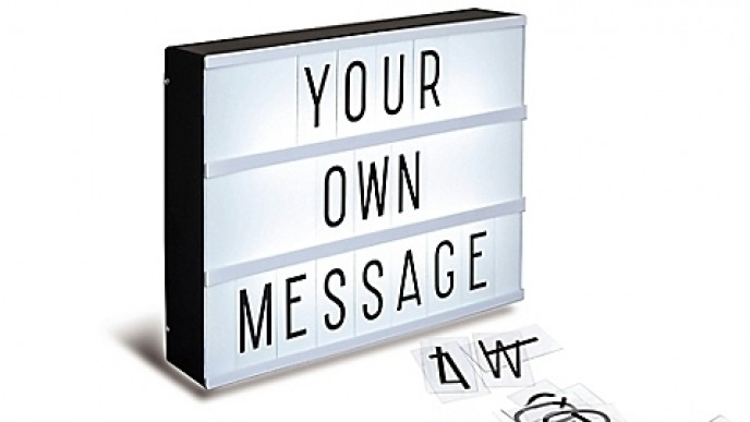 Cinema-Style Message Light Box Just $5 @ Bed Bath & Beyond