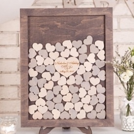 Wedding Guest Book Alternatives $30 @ Etsy