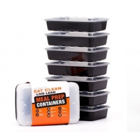7 Pack Meal Prep Containers With Lids $5.50