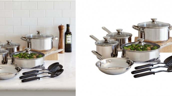 Cooks Stainless Steel Cookware Set Only $13 (After Rebate) @ JC Penney
