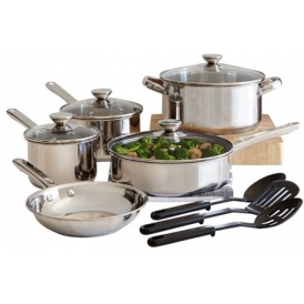 Cooks Stainless Steel Cookware Set $13