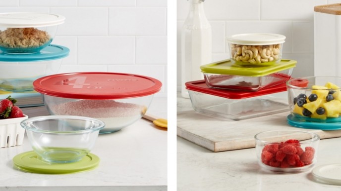 8 And 10 Piece Pyrex Containers Sets Only $13 @ Macy's