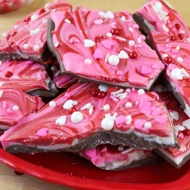 Easy Valentine's Day Candy Bark