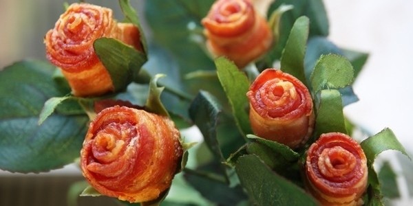 DIY Bacon Rose Bouquet (Valentine's Day 2018)