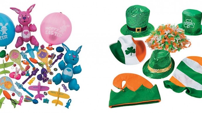 Today Only! Free Shipping + Save Up To 50% Off Easter, St. Patrick's Day, Purim & More @ Oriental Trading