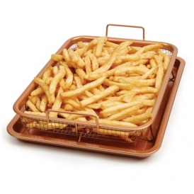 Copper Chef 2-Piece Copper Crisper $10