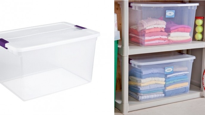 Today Only! Sterilite ClearView Latch Storage Bin Only $5 @ Target