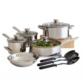 Stainless Steel Cookware Set $1