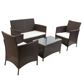 4 Piece Rattan Sofa Set 53% Off @ Wayfair