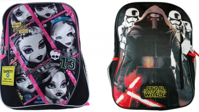 Kids 16" Character Backpacks Only $3.75 @ eBay
