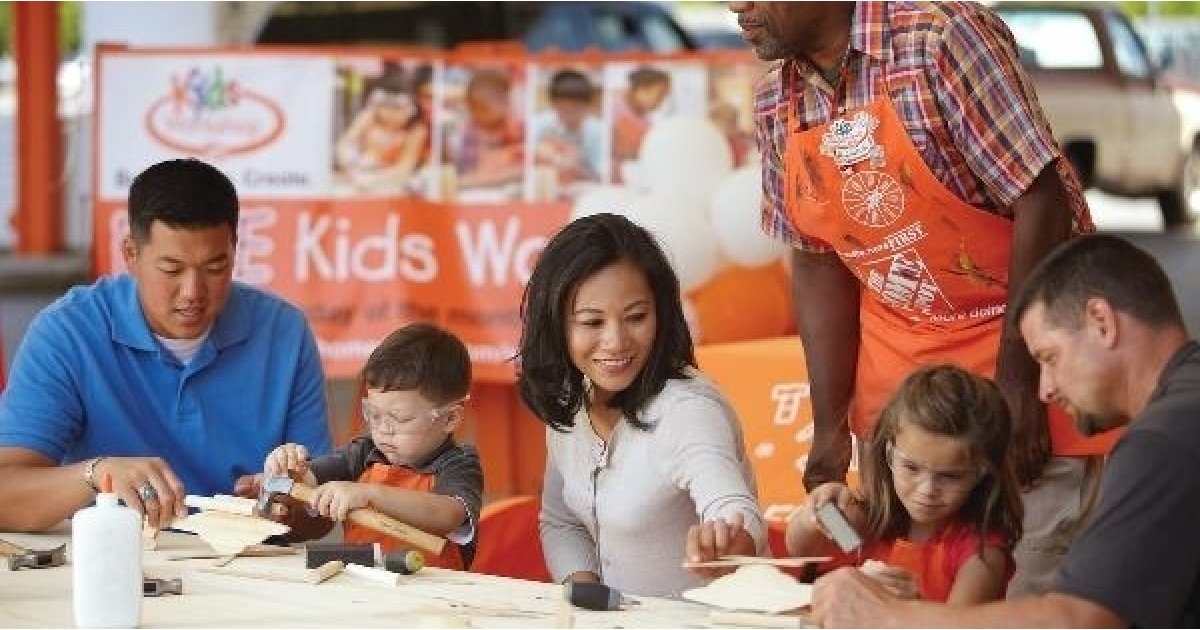 Home Depot Free Kids Schedule 2023