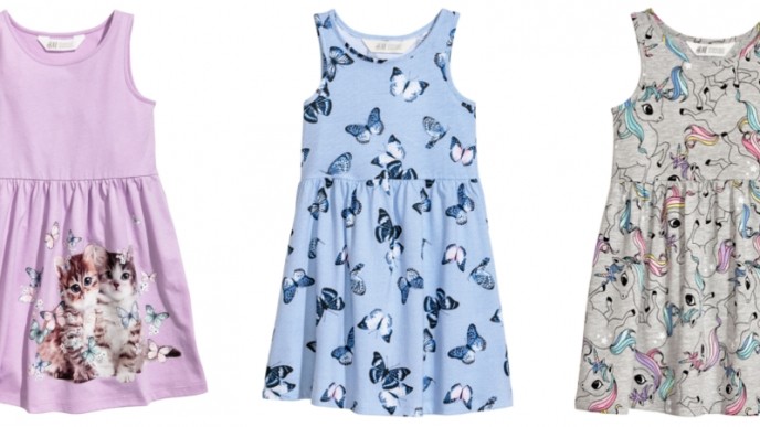 Girls 100% Cotton Dresses From $3 Shipped @ H&M