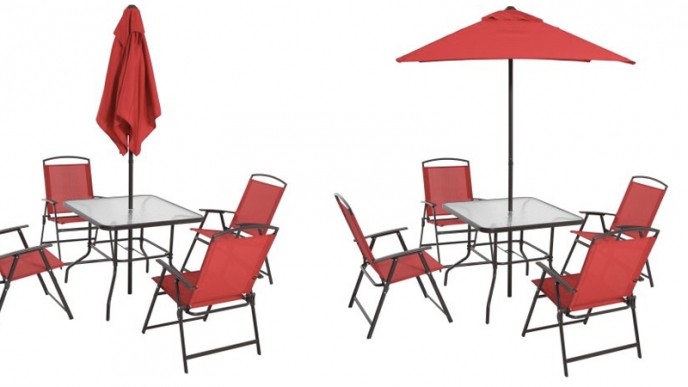 6-Piece Mainstays Albany Lane Folding Dining Set $79 (Reg. $124) @ Walmart