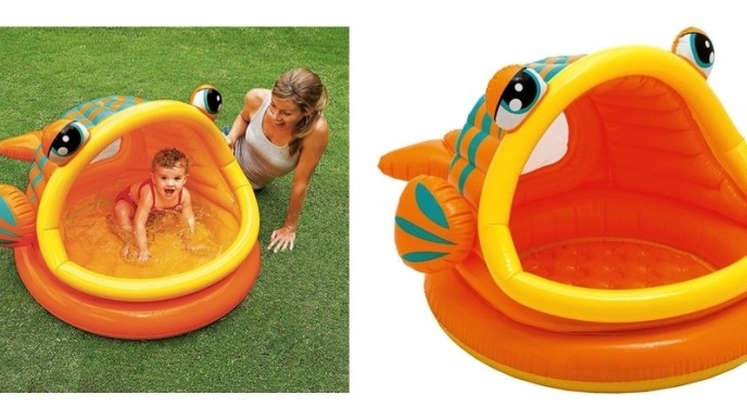 Intex Inflatable Lazy Fish Shade Baby Pool / Ball Pit Just $16.97 @ Amazon