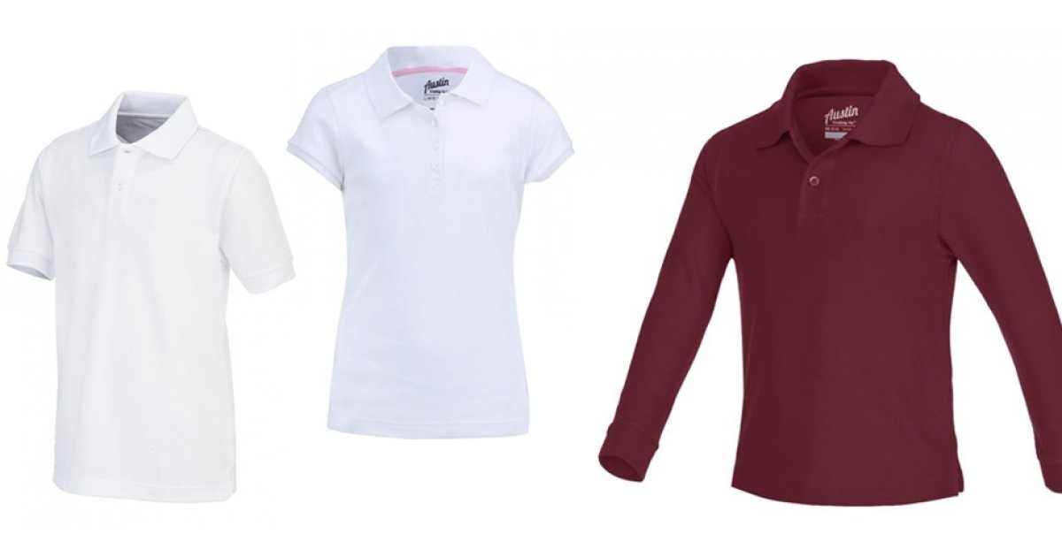 Kids Uniform Polos 2.50 Each Shipped Academy