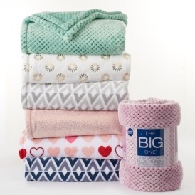 The Big One Plush Throws $12 @ Kohls
