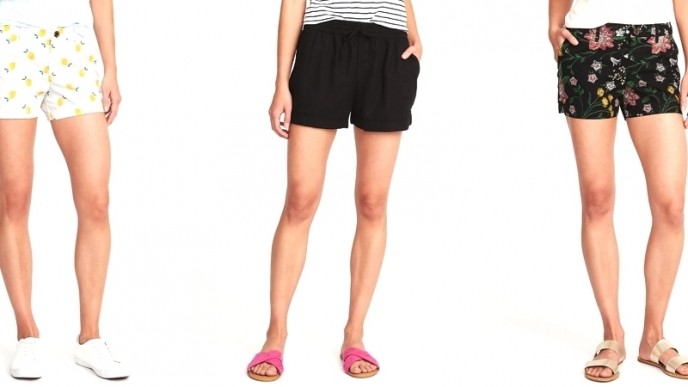 Women's Shorts $10.50 Each Today Only @ Old Navy