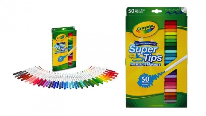 Crayola Super Tips Washable Markers 50-Count Just $6.99 @ Target