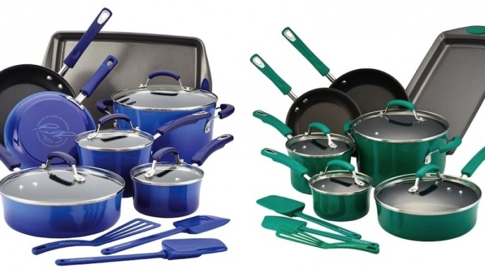 Rachel Ray 14-Piece Cookware Set Just $69.99 + $10 Kohl's Cash @ Kohl's