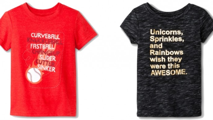 Cat & Jack Toddler T-shirts Just $3.15 @ Target