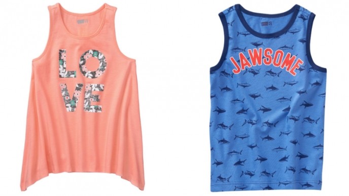 Tee's, Tanks And Shorts Only $4 + Free Shipping @ Crazy 8